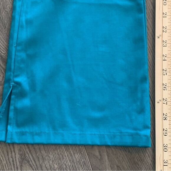 Dickies Teal High Waist Scrub Pants Women’s Large Draw String Pockets. - Picture 12 of 12